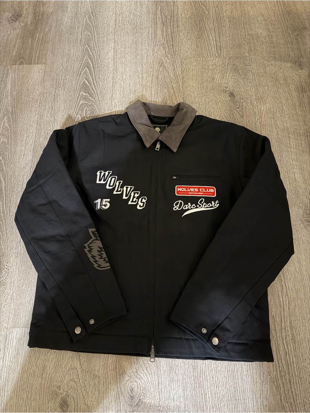 Darc Sport Black Pit Crew Hard Work Zip Jacket